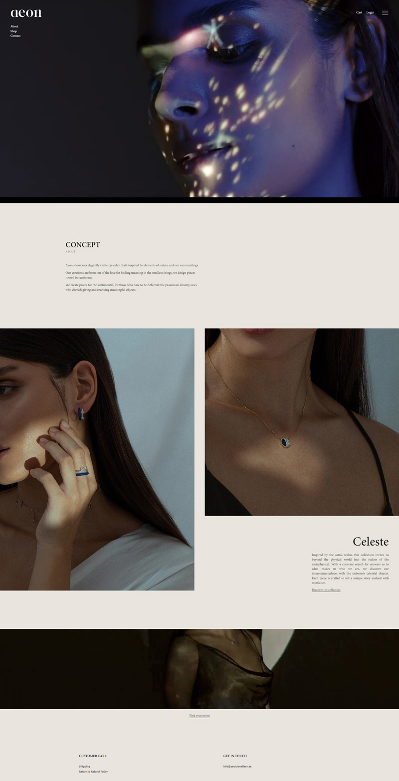 AEON E-commerce Web Design